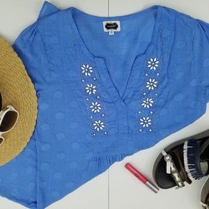 Mudpie Middleton Jacquard Tunic, S, FINAL PRICE